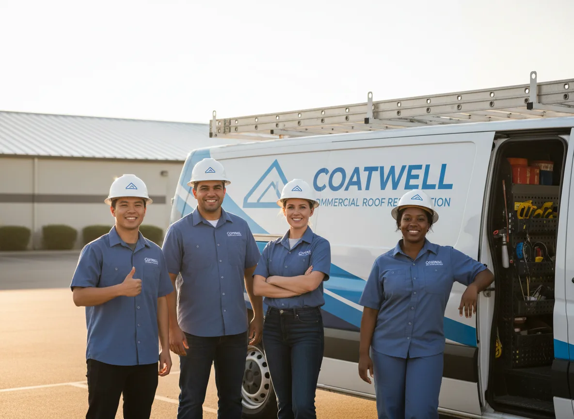 Commercial roof coating company in Bruni, TX